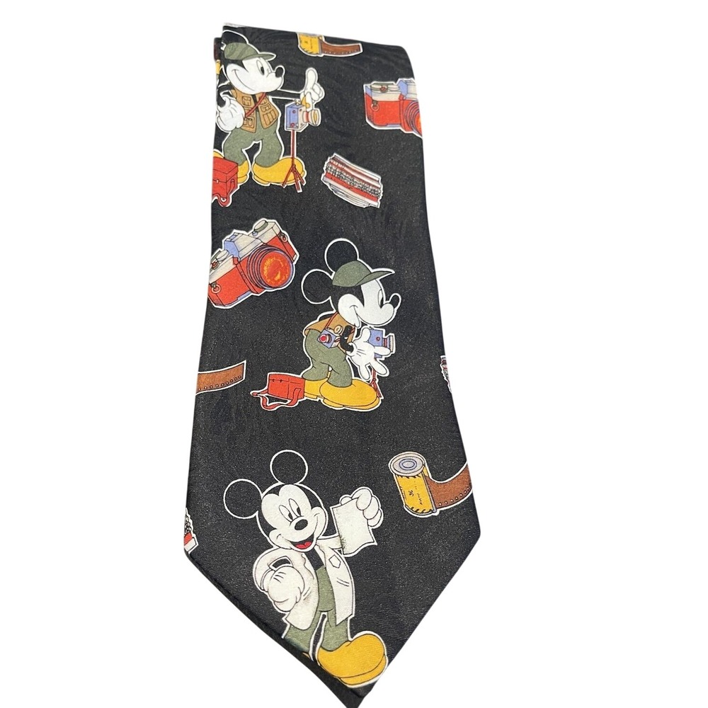 MICKEY MOUSE DISNEY CARTOON GOOFY DRESS SUIT DESIGNER‎ NECKTIE TIE